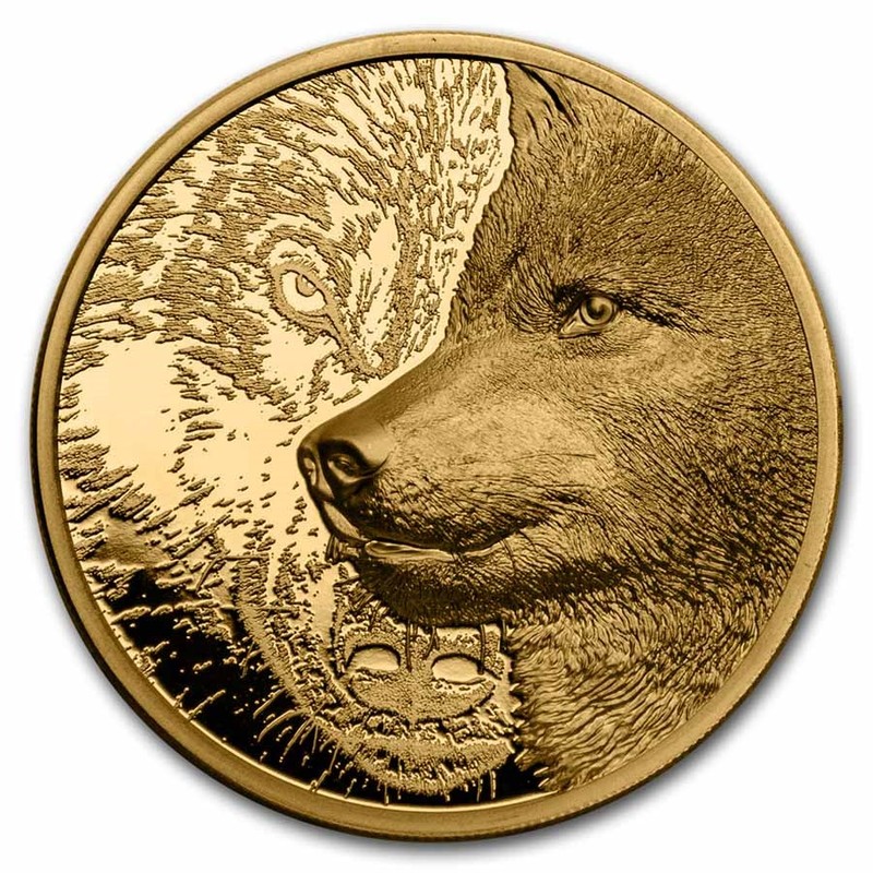 Золотая монета Монголии 