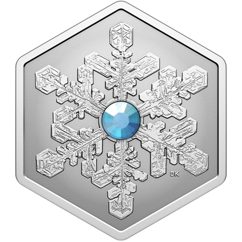 Серебряная монета Канады 
