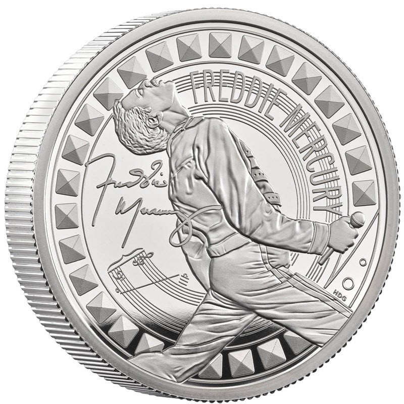 Серебряная монета Великобритании 