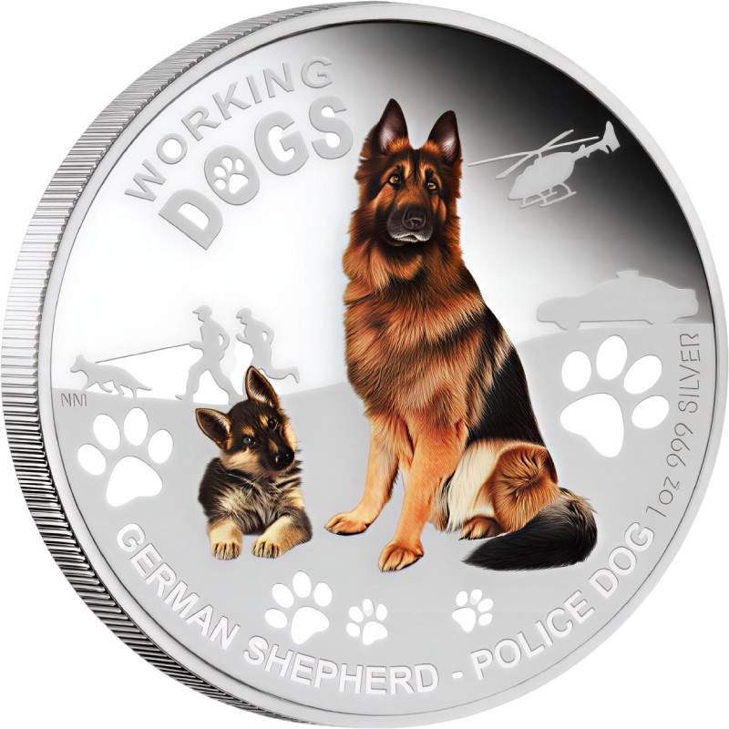 Серебряная монета Тувалу 