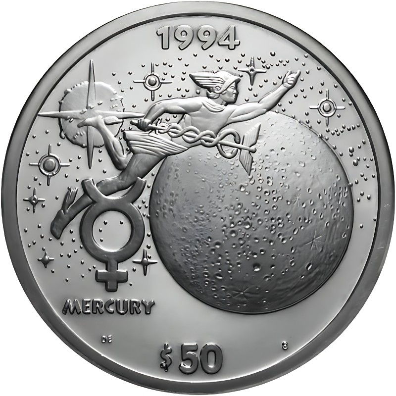 Серебряная монета Маршалловых островов 