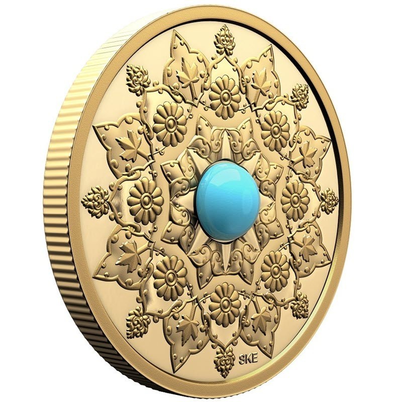 Золотая монета Канады 