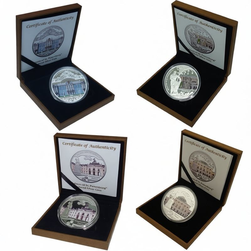 Набор из 4-х серебряных монет Малави 