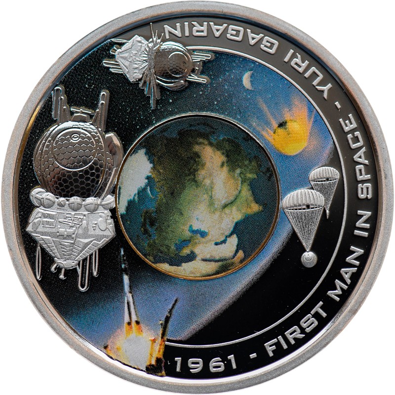 Серебряная монета Островов Кука 