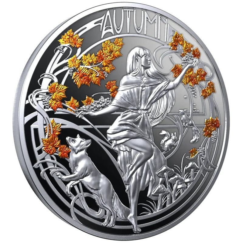 Серебряная монета Ниуэ 