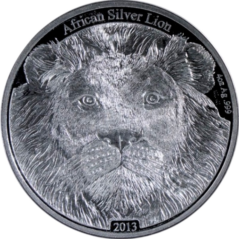 Серебряная монета Конго 