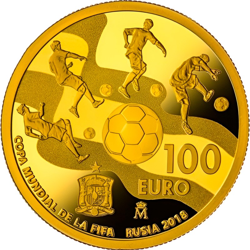 Золотая монета Испании 