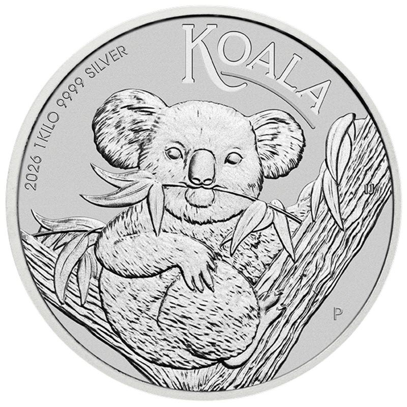 Серебряная монета Австралии 