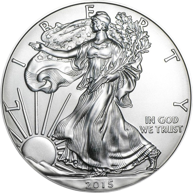Серебряная инвестиционная монета США 